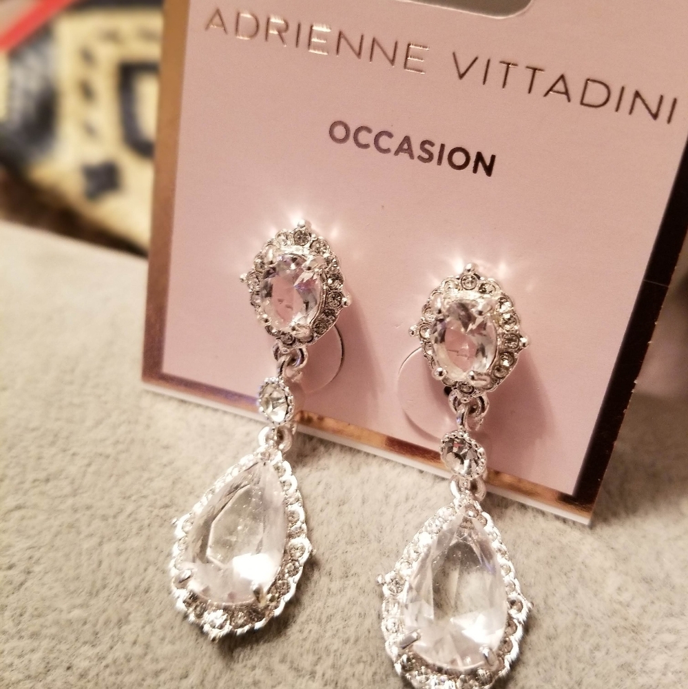 Adrienne Vittadine Crystal drop earrings